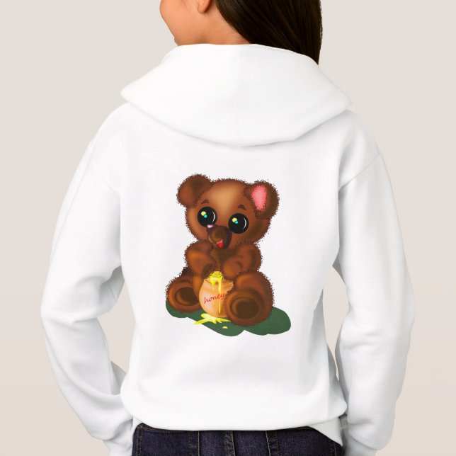 Cute Honungsbjörn - T Shirt (Baksida)