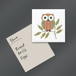 Cute Hoot Uggla Kitchen Magnet