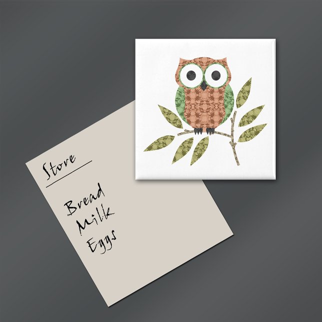 Cute Hoot Uggla Kitchen Magnet (Skapare uppladdad)