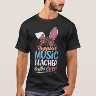 Cute Hoppiest Music Teacher Allny Ear Red Pla T Shirt