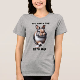 Cute Hopping Rabbit T Shirt