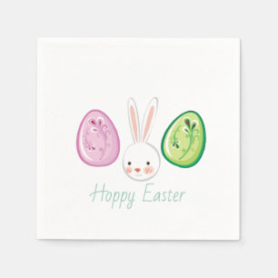 Cute Hoppy Påsk Pappersservett Set