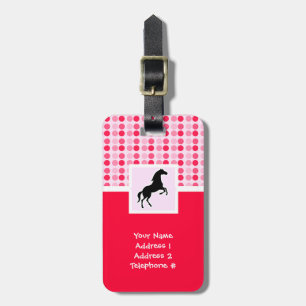 Cute Horse Bagagebricka