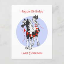 Cute Horse Grattis på födelsedagen