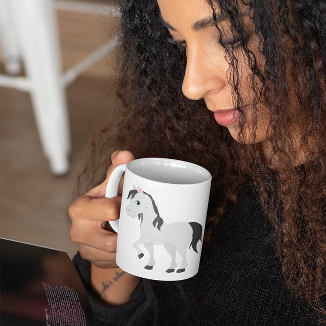 Cute Horse Kaffemugg (Skapare uppladdad)