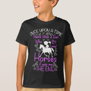 Cute Horse lover Girl Riding Cowgirl T Shirt