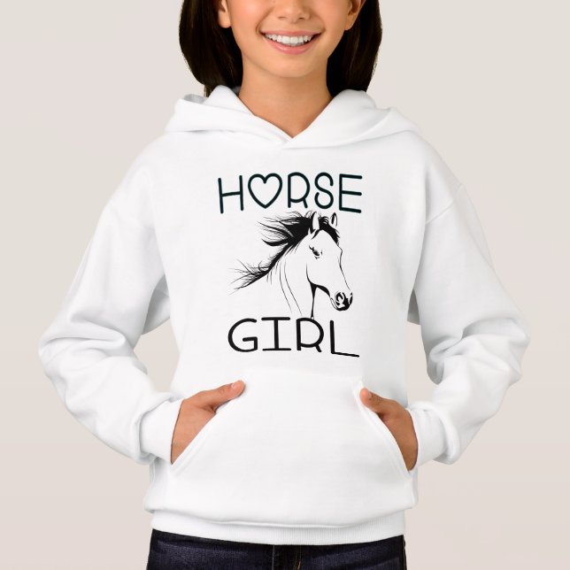 Cute Horse Lover Horses Equestrian Cowgirl Farm T Shirt (Framsida)