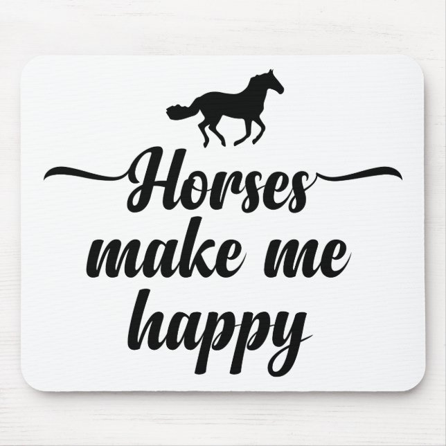 Cute Horse Lover Quote Equestrian Horses Pony Musmatta (Framsidan)