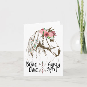 Cute Horse Lover Shirt Boho Hippie Western Equestr Kort