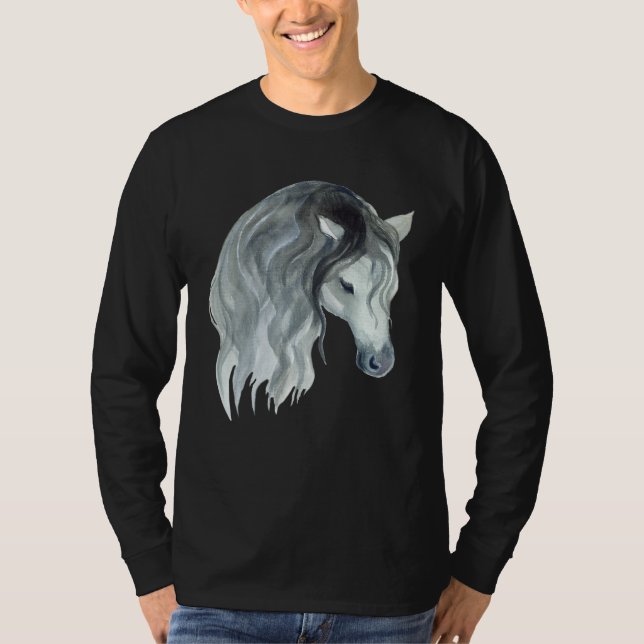 Cute Horse Mare Motif  Horse Stable Rider Foal T Shirt (Framsida)