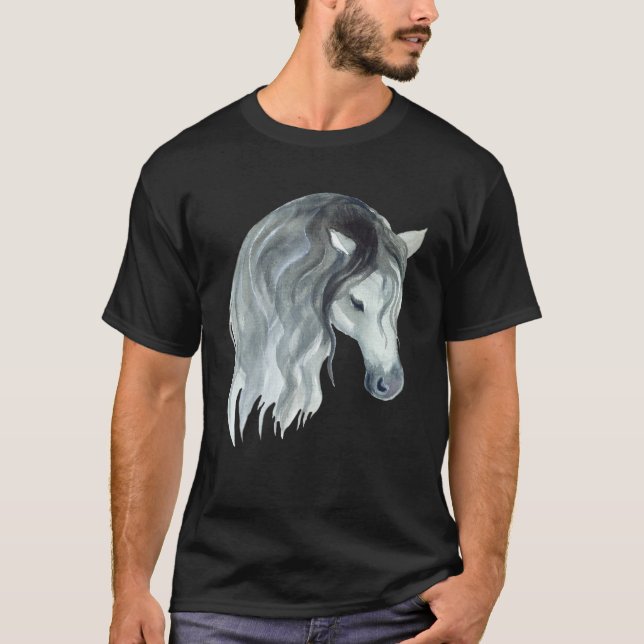Cute Horse Mare Motif  Horse Stable Rider Foal T Shirt (Framsida)