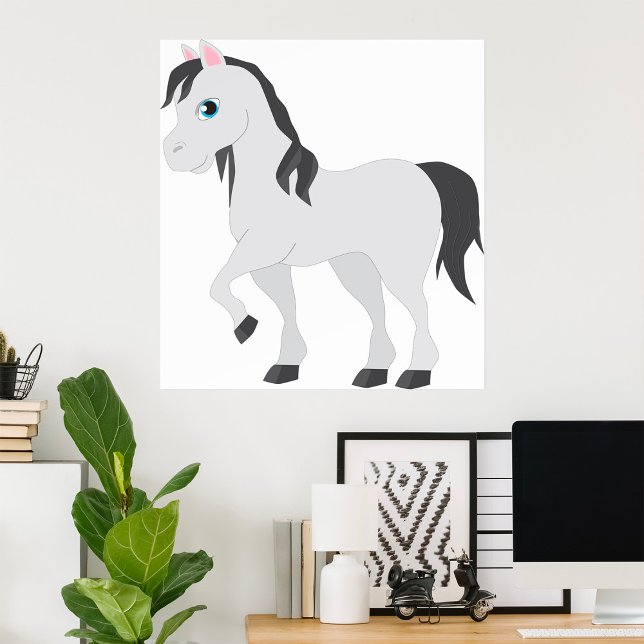 Cute Horse Poster (Skapare uppladdad)