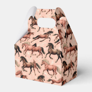 Cute Horse Rosa Seamless Presentaskar