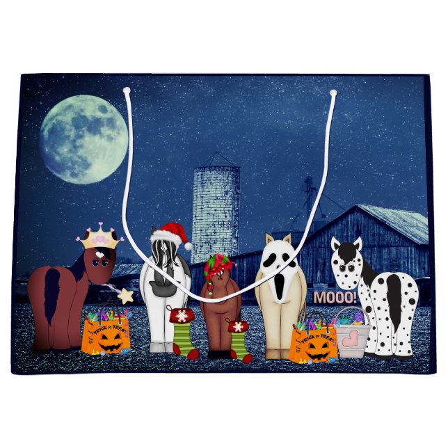 Cute Horses in Costumes Halloween Horse Farm (Framsidan)