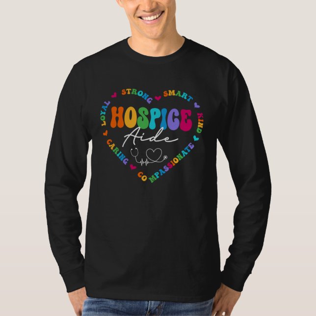 Cute Hospice Aide Nurse Appreciation Nursing T Shirt (Framsida)