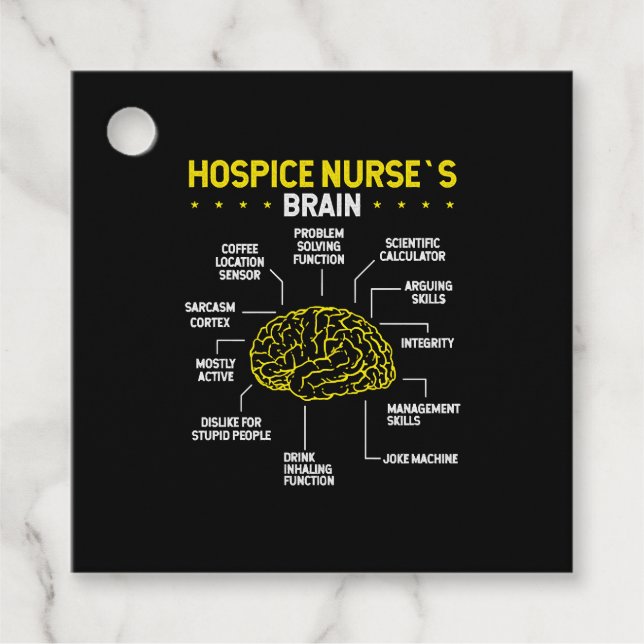 Cute Hospice Nursing Day Idea Hospice Nurse Gåvor Etiketter (Framsida)