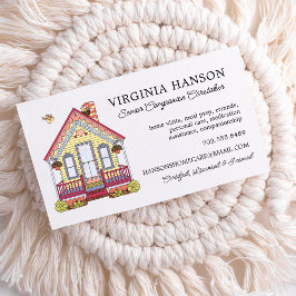 Cute House Caregiver Services Visitkort