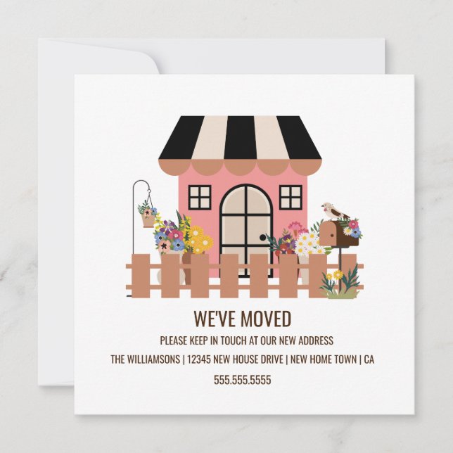 Cute House | Nytt meddelande om Flytta i hemmet (Framsida)