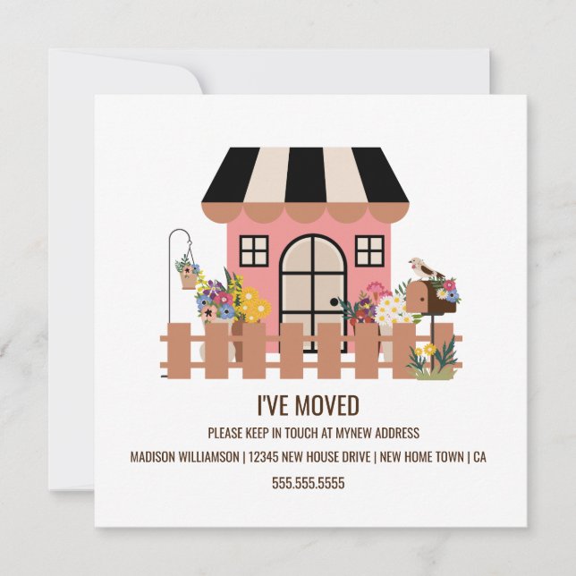 Cute House | Nytt meddelande om Flytta i hemmet (Framsida)