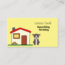Cute House och Pet Sitta Visitkort