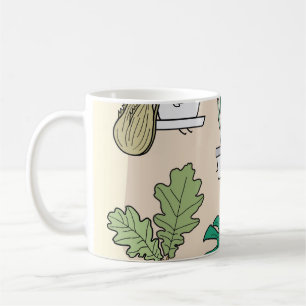 Cute House Plants: Colorful Botanical. Kaffemugg