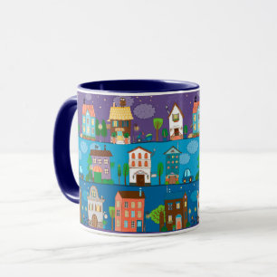 Cute Houses Mugg