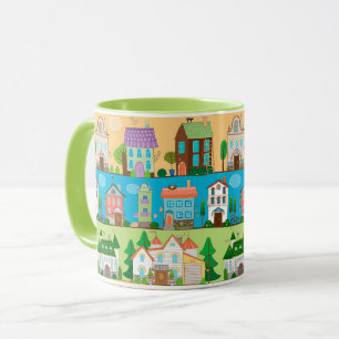 Cute Houses Mugg