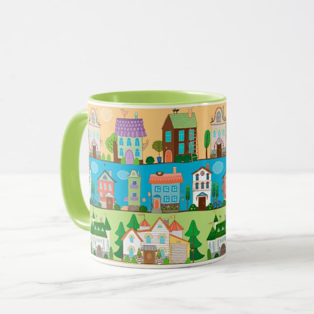 Cute Houses Mugg (Framsida vänster)