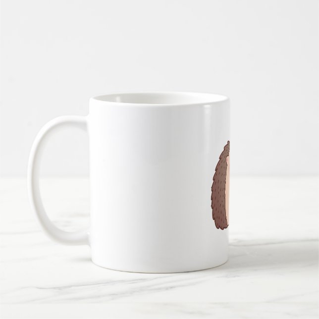 Cute Hugger Hedgehogs i Kärlek Kaffemugg (Vänster)