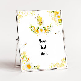 Cute Humla Anpassningsbar text Poster