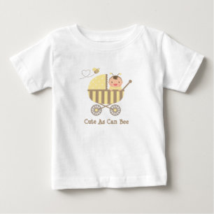Cute Humla Baby i Barnvagn Pun T-shirt