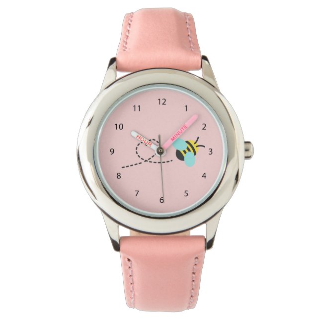 Cute Humla, för flickor Armbandsur (Framsida)