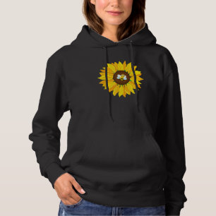 Cute Humla Gult Solros Blommar Petal Flo T Shirt