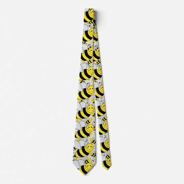 Cute Humla med Mönster Slips (Framsida)