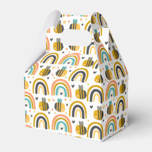 Cute Humla och Rainbows Mönster Presentaskar