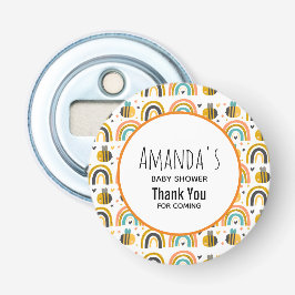 Cute Humla och Rainbows Mönster Tack Flasköppnare