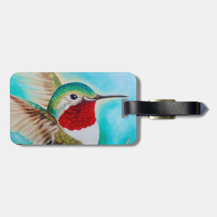 Cute Hummingbird Bagagebricka