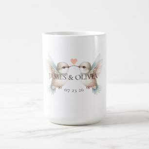 Cute Hummingbird Bröllop par Kaffemugg