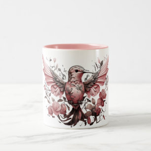 Cute Hummingbird Collection Två-Tonad Mugg