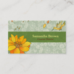 Cute Hummingbird Designer Visitkort