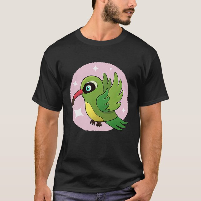Cute Hummingbird I Kids Hummingbird T Shirt (Framsida)