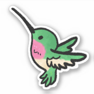 Cute HummingBird Klistermärken