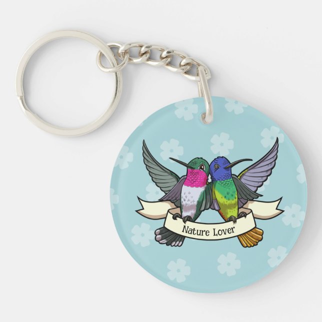 Cute Hummingbird Nature Lover Colorful Cartoon (Framsidan)