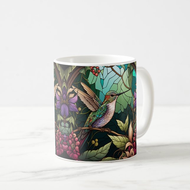 Cute Hummingbird Wrap Kaffemugg (Framsida höger)