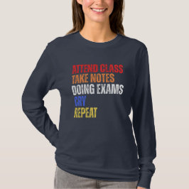 Cute Humor Funny Studenter Ord Vintage Retro T Shirt