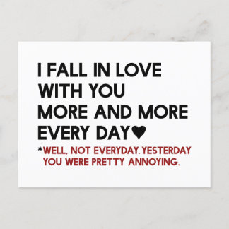 Cute Humous Funny Valentine Day Gift Card Helg Vykort