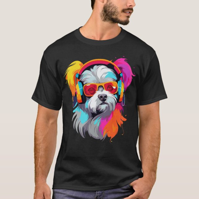 Cute Hund 1 T Shirt (Framsida)