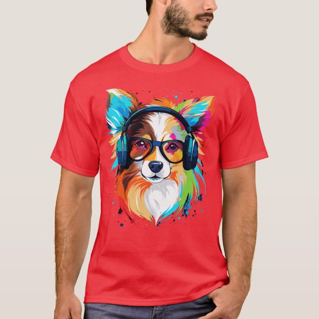 Cute Hund 2 T Shirt (Framsida)