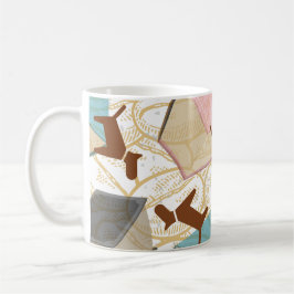 Cute Hund älskare Bok Älskare Kaffemugg