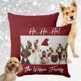 Cute Hund älskare under jul Kudde